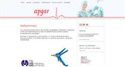 Desktop Screenshot of apgar.dk
